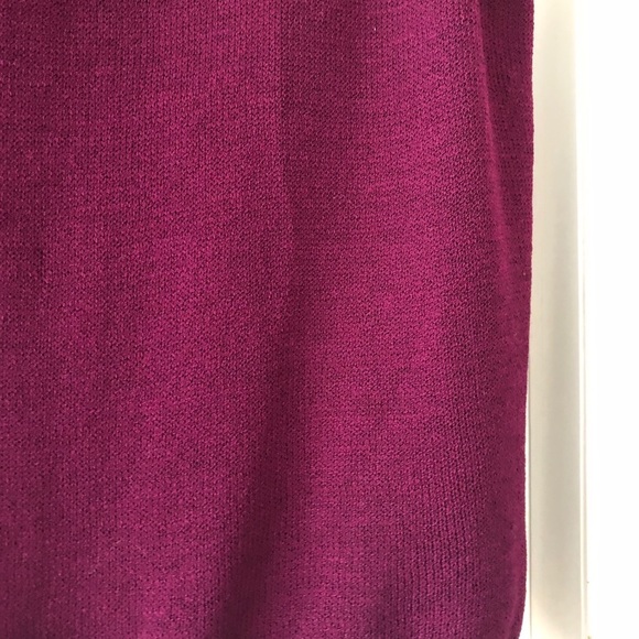 St. John Magenta Knit Sweater Tank Large - Picture 4 of 5